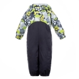 Комбинезон Huppa Golden Lime Pattern/Dark Gray, полиэстер, р.74, серый с лимонным (36080004-90147-074) - Pampik