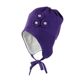 Шапка Huppa Lara Dark Lilac, бавовна, XS, фіолетовий (80380000-70073-0XS) - Pampik