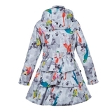 Пальто Huppa Leandra White Pattern, поліестер, р.116, білий (18030004-91220-116) - Pampik - 4