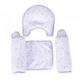 Позиціонер для сну Sevi bebe, з подушкою для голови, блакитний (33-1) - Pampik