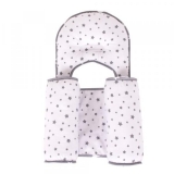 Позиціонер для сну Sevi bebe, з подушкою для голови, сірий (33-13) - Pampik - 2