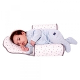 Позиціонер для сну Sevi bebe, з подушкою для голови, сірий (33-13) - Pampik - 3