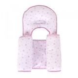 Позиціонер для сну Sevi bebe, з подушкою для голови, рожевий (33-2) - Pampik