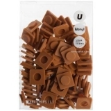 Пиксели для рюкзака Upixel Big, коричневый, 80 шт. (WY-P001R) - Pampik