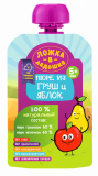 Пюре Ложка в ладошке Pouch из груш и яблок, 90 г - Pampik