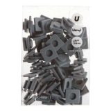 Пиксели для рюкзака Upixel Big, серый, 80 шт. (WY-P001S) - Pampik