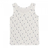 Майка Bibo Якорі, стрейч-кулір, р.80, молочний (44024) - Pampik