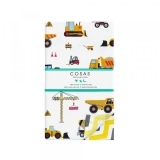 Підодіяльник Cosas Будівництво, 215х155 см, білий з сірим - Pampik