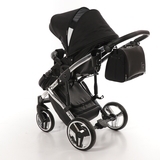 Універсальна коляска 2 в 1 Junama Diamond S-line 03, чорний (JD-SL-03) - Pampik - 9