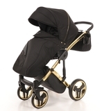 Універсальна коляска 2 в 1 Junama Diamond S-line 02, чорний з золотим (JD-SL-02) - Pampik - 7