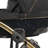 Універсальна коляска 2 в 1 Junama Diamond S-line 02, чорний з золотим (JD-SL-02) - Pampik - 8