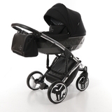 Універсальна коляска 2 в 1 Junama Diamond S-line 03, чорний (JD-SL-03) - Pampik