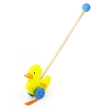Іграшка-каталка Viga Toys Каченя (50961) - Pampik