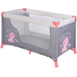 Манеж-кровать Lorelli Moonlight 1L Pink&Grey, серый (20836) - Pampik