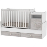 Ліжечко-трансформер Lorelli Trend Plus new, світло-сірий (20674) - Pampik