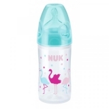 Бутылочка для кормления Nuk New Classic, из полипропилена, c силиконовой соской, 150 мл, бирюзовый (10743578/2) - Pampik