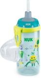 Поїльник Nuk First Choice Flexi Cup, з силіконовою трубочкою, 300 мл, бірюзовий (10750601/1) - Pampik - 2