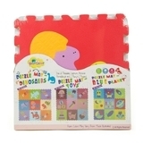 Ігровий килимок-пазл Baby Great Розваги динозаврів, 92х92 см (GB-M1602) - Pampik - 2