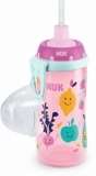 Поїльник Nuk First Choice Flexi Cup, з силіконовою трубочкою, 300 мл, рожевий (10750601/2) - Pampik - 2