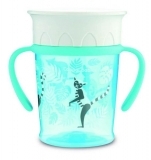 Склянка-непроливайка Canpol Babies Jungle, 360 мл, бірюзовий (56/504_tur) - Pampik