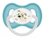 Латексна кругла пустушка Canpol Babies Bunny & Company Собачка, 0-6 міс., бірюзовий (23/277_tur) - Pampik