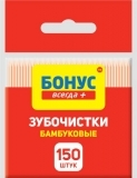 Зубочистки бамбукові Бонус, 150 шт. - Pampik