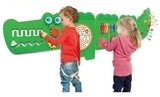 Настінна іграшка-бізіборд Viga Toys Крокодил (50346) - Pampik - 4