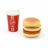 Ігровий набір Viga Toys Гамбургер і кола (51602) - Pampik