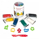 Мини-набор для детского творчества Genio Kids Тесто-пластилин, 6 цветов (TA1065V) - Pampik - 2