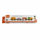 Ігровий набір до залізниці Viga Toys Поїзд-ферма (50821) - Pampik - 2