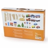 Ігровий набір Viga Toys Залізниця, 49 деталей (56304) - Pampik - 4