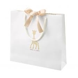 Подарочный набор Vulli Жирафа Софи, прорезыватель и погремушка-маракас с подарочным пакетом и открыткой (000009) - Pampik - 5