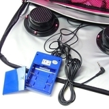 Сумка-холодильник Fydelity Le Boom Box Cooler, з вбудованими колонками, фуксія (91256) - Pampik - 4