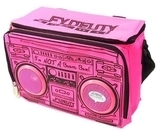 Сумка-холодильник Fydelity Le Boom Box Cooler, з вбудованими колонками, фуксія (91256) - Pampik