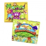 Набір настільних ігор Kidsori 2 в 1 Монстрополія і Парк Чудес (OLS-19-550) - Pampik