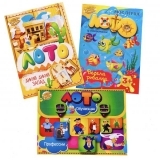 Лото Kidsori 3 в 1 Весела рибалка, Дикий Захід і Професії (OLS-19-503) - Pampik