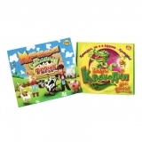 Набор настольных игр Kidsori 2 в 1 Монополия Счастливая ферма и Крокодил (OLS-19-559) - Pampik