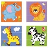 Пазл-кубики Viga Toys Сафарі (50834) - Pampik - 2