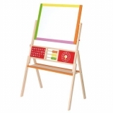 Двусторонний магнитный мольберт Viga Toys (50951) - Pampik