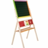 Двусторонний магнитный мольберт Viga Toys (50951) - Pampik - 2