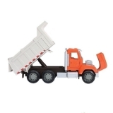 Машинка Driven Micro Самоскид, білий з помаранчевим (WH1006Z) - Pampik - 2