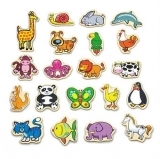 Набір магнітів Viga Toys У світі тварин, 20 шт. (58923) - Pampik