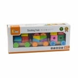 Конструктор Viga Toys Поїзд (50534) - Pampik - 3