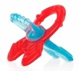 Силіконовий прорізувач Nuby, блакитний з червоним (6826redbluear) - Pampik