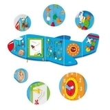Настінна іграшка-бізіборд Viga Toys Літак (50673) - Pampik - 2
