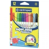 Фломастеры Centropen Super Easy, 12 шт. (2580) - Pampik