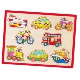 Пазл-вкладыш Viga Toys Транспорт (50016) - Pampik