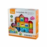 Набір кубиків Viga Toys Місто (50043) - Pampik - 3