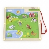 Магнітна гра Viga Toys Ферма (50193) - Pampik