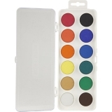 Краски акварельные Koh-i-Noor, 12 цветов, белый (172510) - Pampik - 2